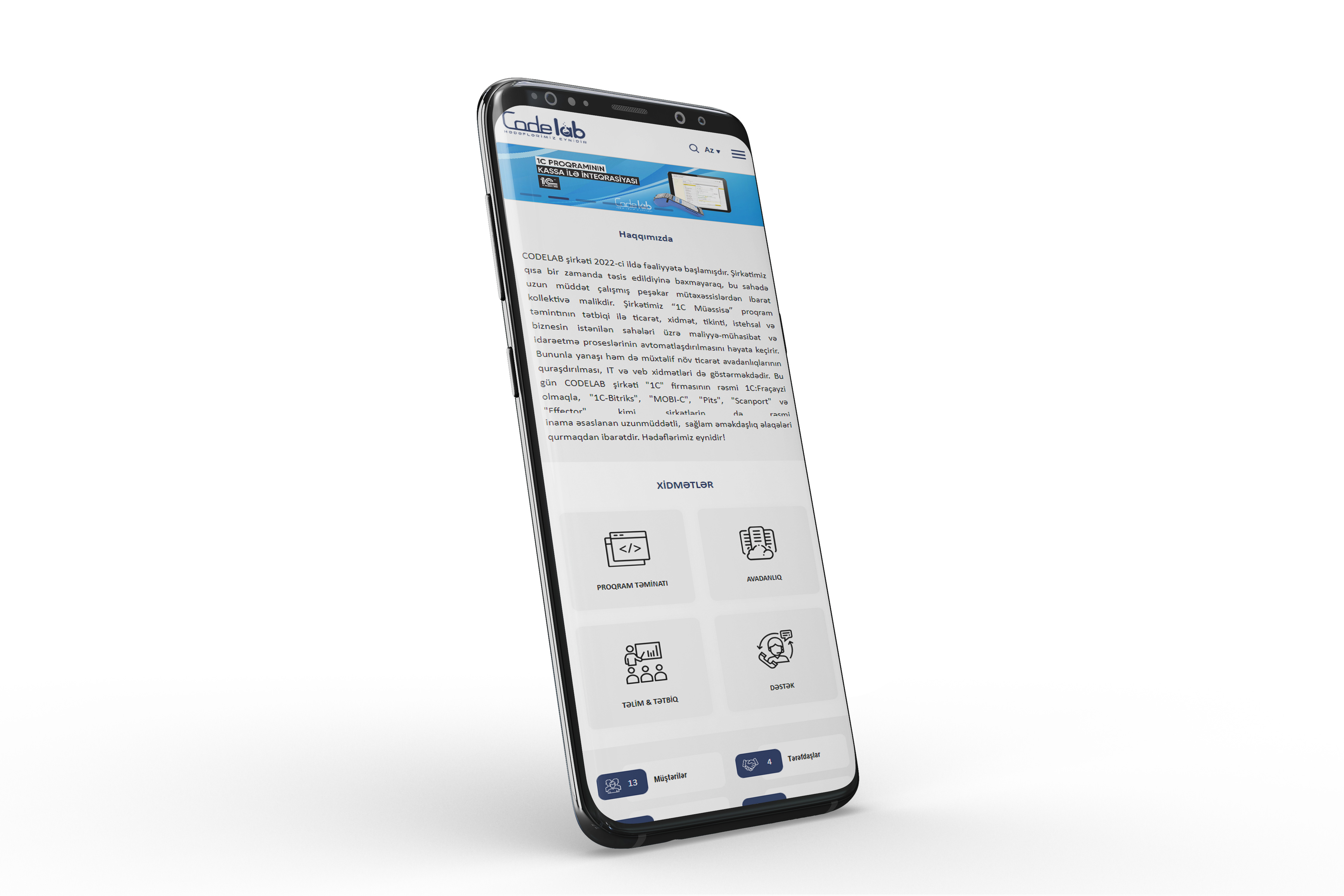 Codelab MMC üçün veb-sayt