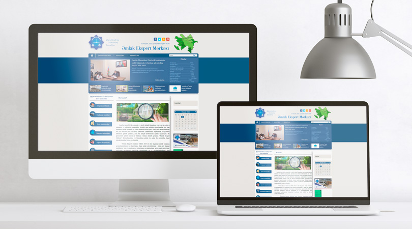 Əmlak Ekspert Mərkəzi üçün veb-sayt
