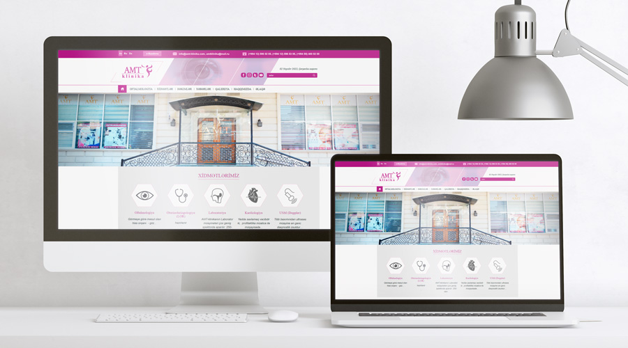AMT Klinika üçün veb-sayt