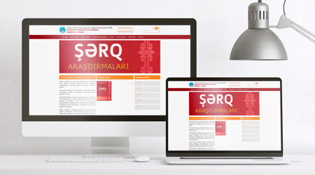 “Şərq araşdırmaları” elmi-nəzəri jurnalı üçün veb-sayt